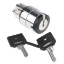 Schneider Electric Harmony 2-position Key Switch Head, Latching Operation, 22 mm Cutout ZB4BG214