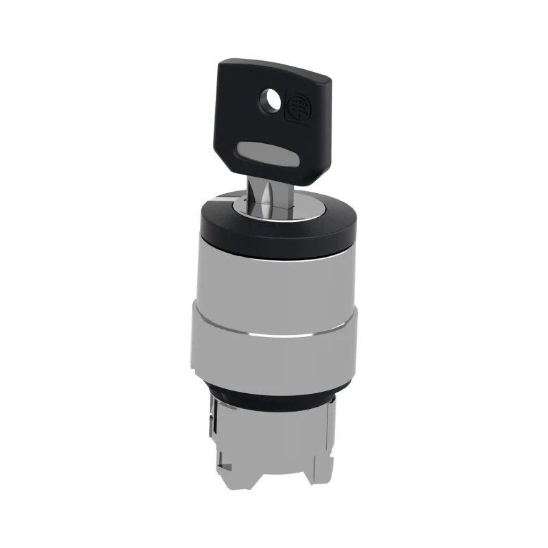 Schneider Electric Harmony 2-position Key Switch Head, Latching Operation, 22 mm Cutout ZB4BG214