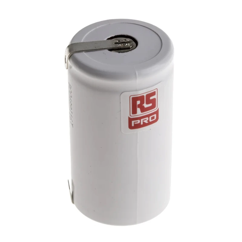 RS PRO NiCd Rechargeable D Battery 1.2V 4Ah Long Life Emergency Lighting Battery 125-3435