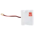 RS PRO 3.6 V NiCd Rechargeable Battery Pack 700 mAh 3-Cell with Molex 5264 Termination 125-3445