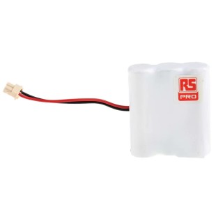 RS PRO 3.6 V NiCd Rechargeable Battery Pack 700 mAh 3-Cell with Molex 5264 Termination 125-3445