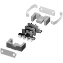 TDK Transformer Ferrite Core EFD 25/13/9 2100 nH N97 Material, Max 180°C B66421G0000X197