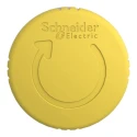 Schneider Electric Harmony XB4 Series Yellow Turn to Release Push Button Head 22mm Cutout ZB4BS55