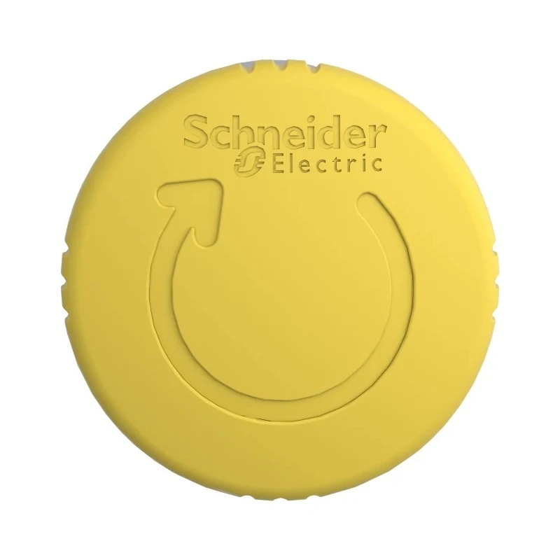 Schneider Electric Harmony XB4 Series Yellow Turn to Release Push Button Head 22mm Cutout ZB4BS55