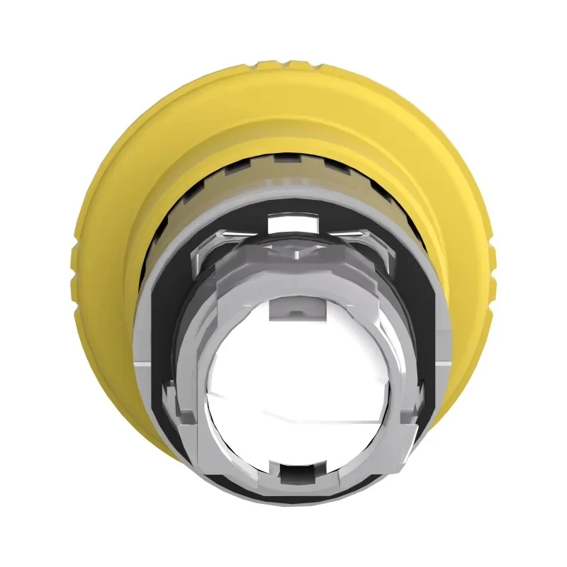 Schneider Electric Harmony XB4 Series Yellow Turn to Release Push Button Head 22mm Cutout ZB4BS55