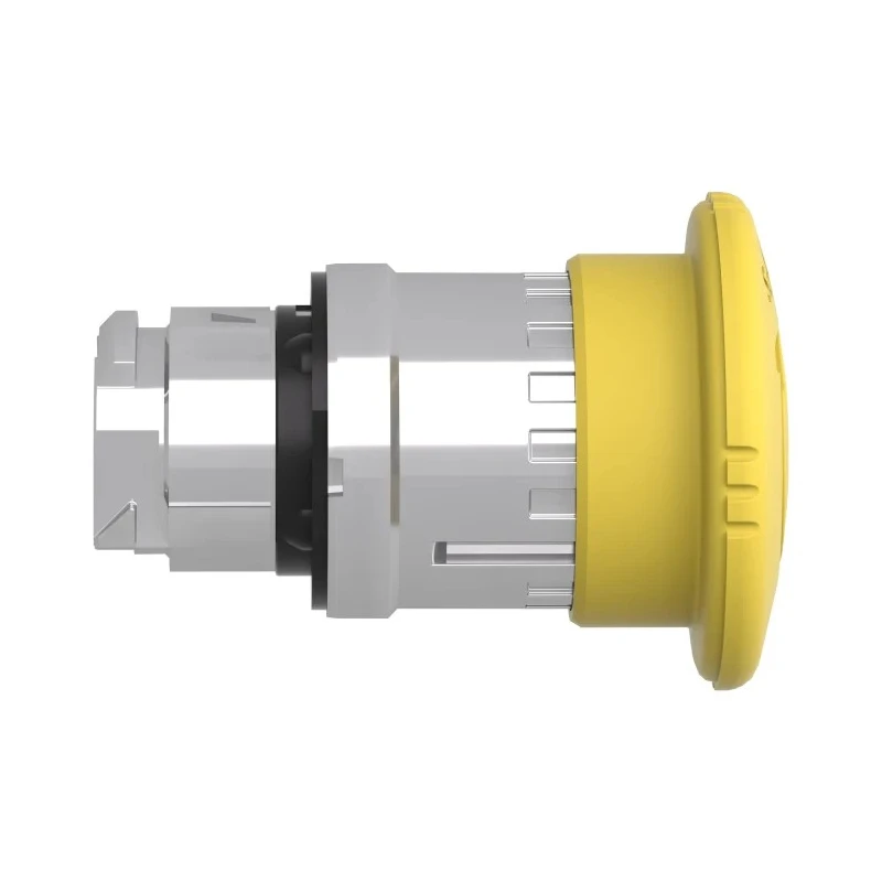 Schneider Electric Harmony XB4 Series Yellow Turn to Release Push Button Head 22mm Cutout ZB4BS55