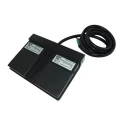 RS PRO Light Duty Momentary Foot Switch DPST Steel Housing 15A Contact Current 250 V ac Contact Voltage 125-3718