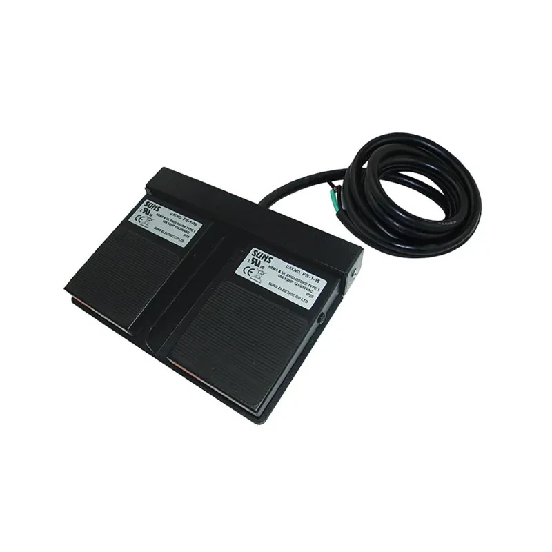 RS PRO Light Duty Momentary Foot Switch DPST Steel Housing 15A Contact Current 250 V ac Contact Voltage 125-3718
