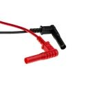 RS PRO Fused Test Lead Kit CAT III 1kV 50kA Right Angle Plug 1.25m Lead Length 125-3731