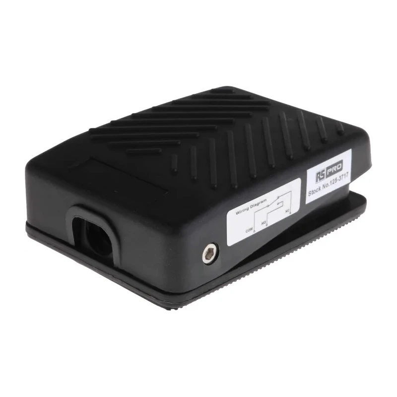 RS PRO Light Duty Momentary Foot Switch SPCO Fibreglass Reinforced Plastic 15A Contact Current 250V AC Contact 125-3717