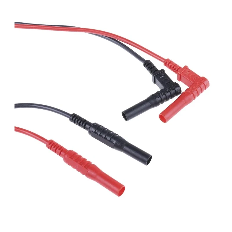 RS PRO Insulated Test Lead Kit CAT III CAT IV 20A 1.2m Lead Length 600V 1000V 125-3736