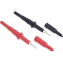 RS PRO Insulated Test Lead Kit CAT III CAT IV 20A 1.2m Lead Length 600V 1000V 125-3736