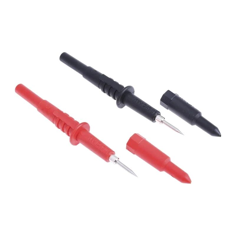 RS PRO Insulated Test Lead Kit CAT III CAT IV 20A 1.2m Lead Length 600V 1000V 125-3736
