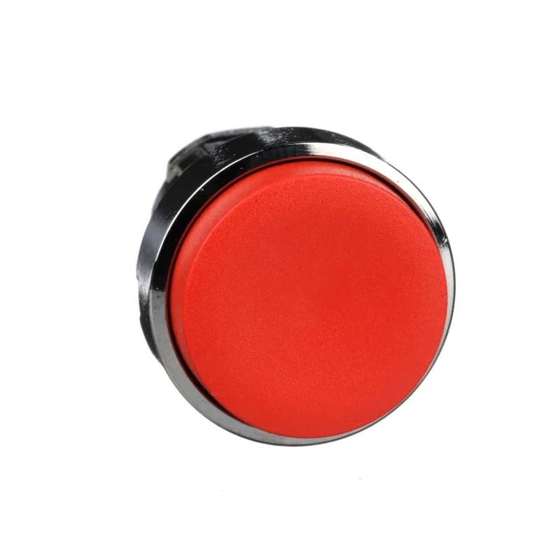 Schneider Electric Harmony XB4 Series Red Spring Return Push Button Head, 22 mm Cutout, Metal, IP66 IP67 IP69K ZB4BL4