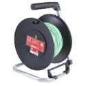 RS PRO Green Test Lead Extension Reel 50m Cable Length CAT II 125-3742