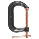 Bessey Steel G Clamp Black Finish 75 mm Jaw Opening 60 mm Jaw Depth 13 kN Clamping Force CDF403C