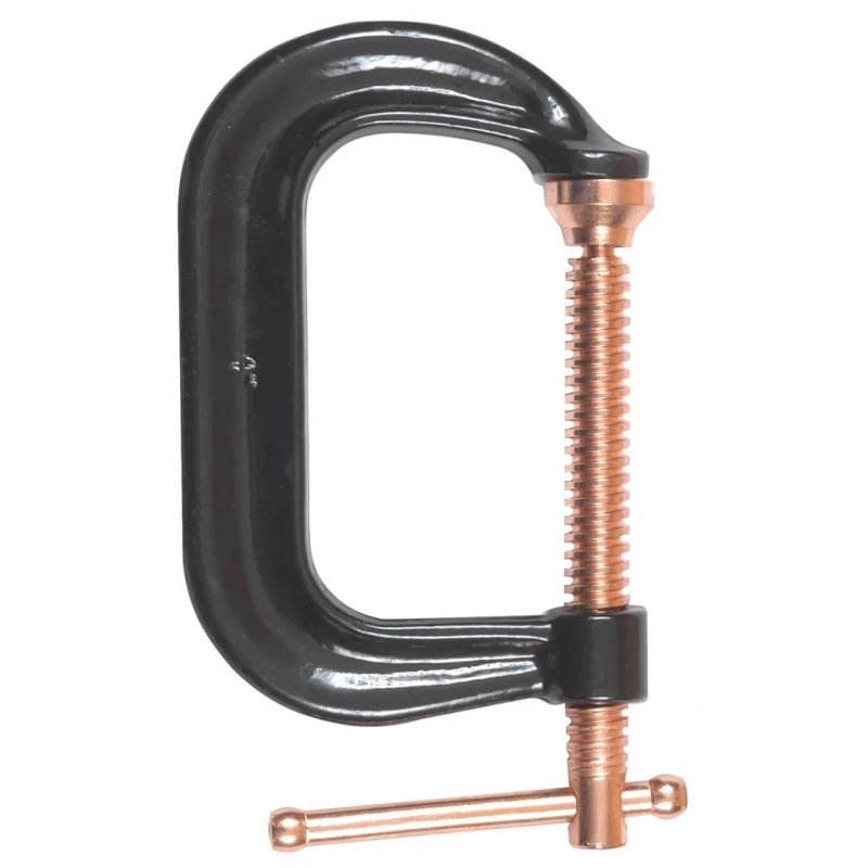 Bessey Steel G Clamp Black Finish 75 mm Jaw Opening 60 mm Jaw Depth 13 kN Clamping Force CDF403C