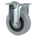 Tente Fixed Castor Wheel 400 kg Capacity, 125 mm Diameter, Polyamide, Pressed Steel Frame 3478HUR125P62 grey