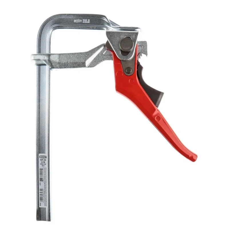 Bessey 200 mm x 100 mm Lever Clamp Stainless Steel Chrome Finish Clamp GH20