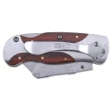 Bessey Folding Knife with Wood Handle, Folding Type, 60mm Overall Length DBKWH-EU
