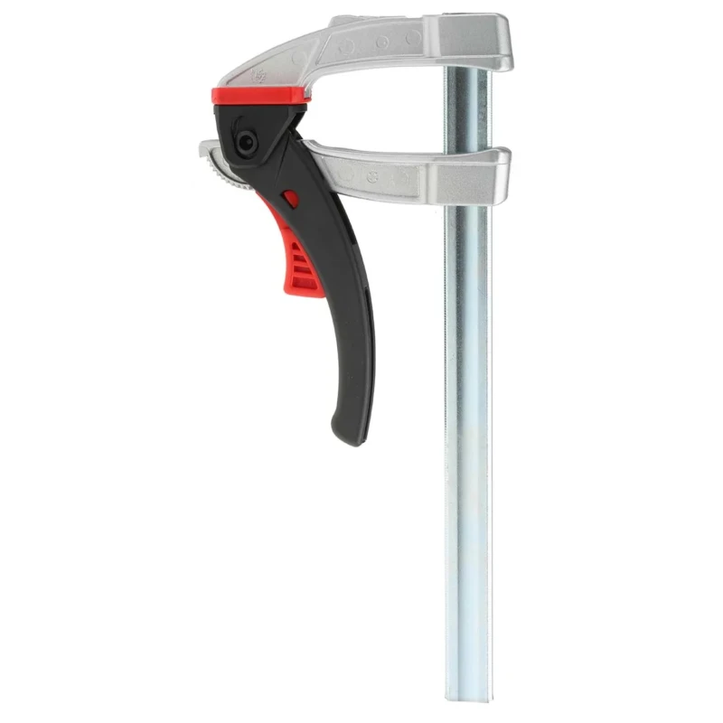 Bessey 200 mm x 80 mm Lever Clamp with 1.2kN Clamping Force, Chrome Finish KLI20