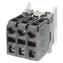 Schneider Electric Harmony Series Contact Block 600V 10A Screw Terminal 1 NO/2 NC ZB4BZ141