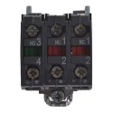 Schneider Electric Harmony Series Contact Block 600V 10A Screw Terminal 1 NO/2 NC ZB4BZ141