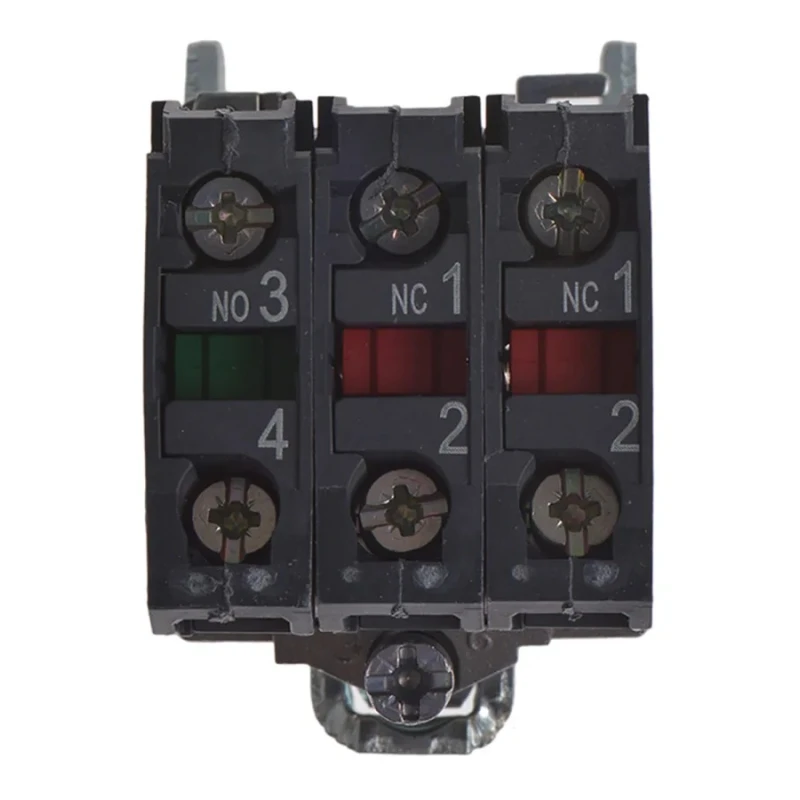 Schneider Electric Harmony Series Contact Block 600V 10A Screw Terminal 1 NO/2 NC ZB4BZ141