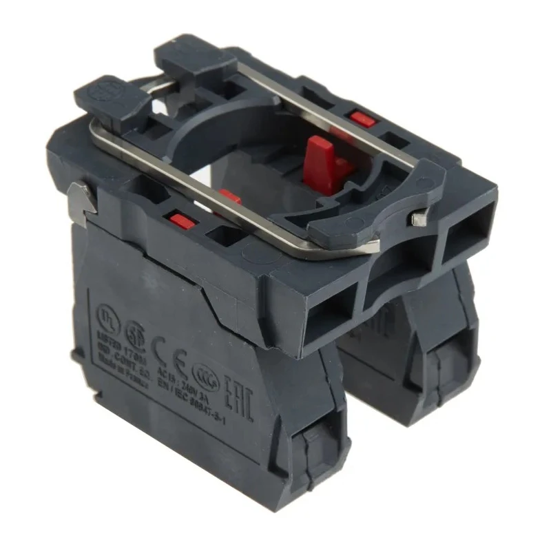 Schneider Electric Harmony Series Contact Block, 600V, 10A, 2 NC, LED Illumination ZB5AZ104