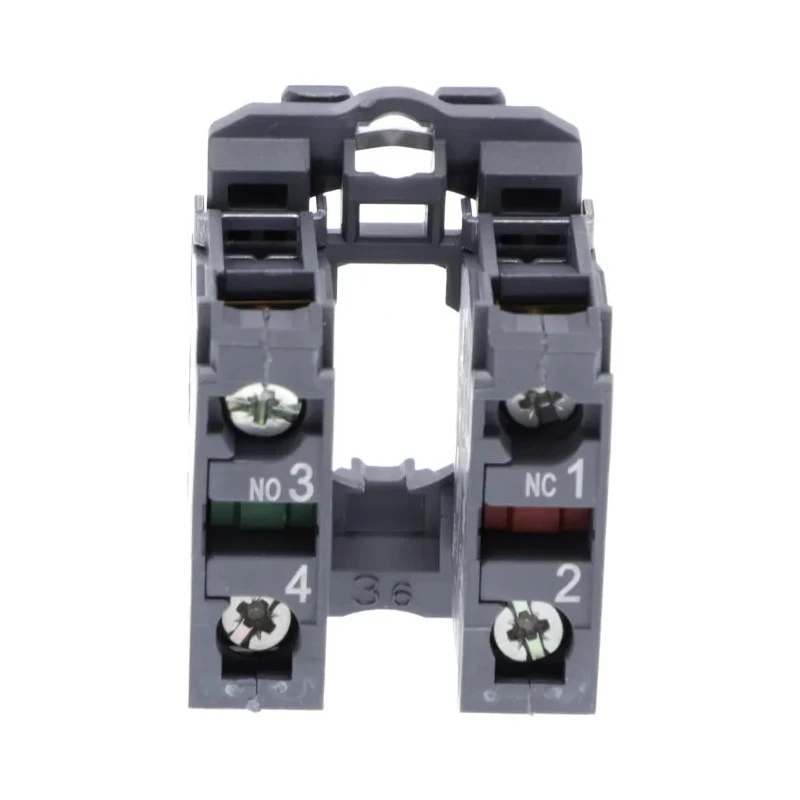 Schneider Electric Harmony Series Contact Block, 600V, 10A, Screw Terminal, 1 NO/1 NC ZB5AZ105