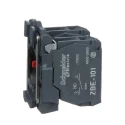 Schneider Electric Harmony Series Contact Block, 600V, 10A, Screw Terminal, 1 NO/1 NC ZB5AZ105