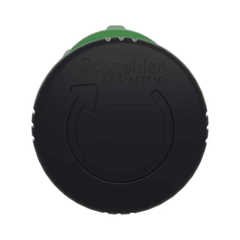 Schneider Electric Harmony XB5 Series Black Turn to Release Push Button Head 22mm Cutout IP66 IP67 IP69K ZB5AS52