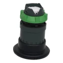 Schneider Electric Harmony XB5 Series Black Turn to Release Push Button Head 22mm Cutout IP66 IP67 IP69K ZB5AS52