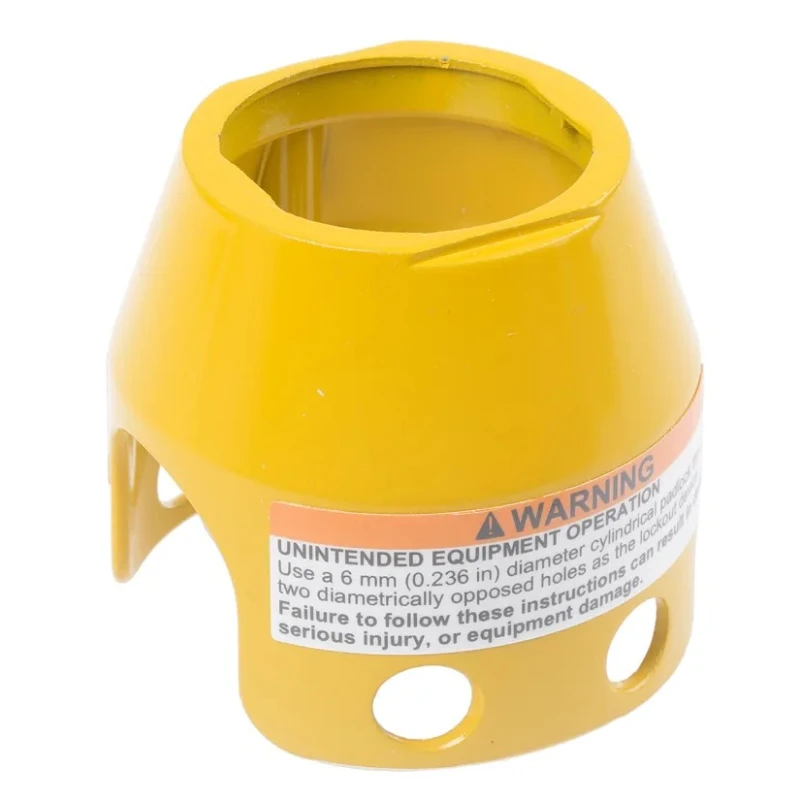 Schneider Electric Padlockable Guard for Push Buttons, Yellow, For Use With XB4 Series ZBZ1605