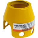 Schneider Electric Padlockable Guard for Push Buttons, Yellow, For Use With XB4 Series ZBZ1605
