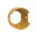Schneider Electric Padlockable Guard for Push Buttons, Yellow, For Use With XB4 Series ZBZ1605