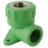 20x1/2 Inch Plastic Pipe PPR Water Pipe Fittings Female Threaded Elbow with Disk