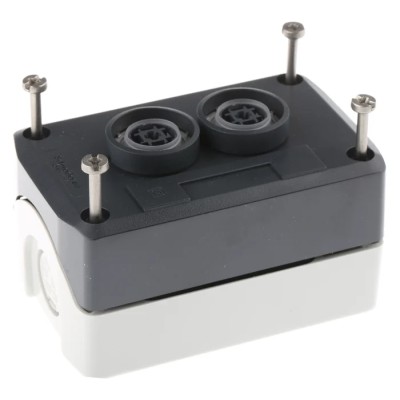Schneider Electric Enclosed Push Button Control Station Polycarbonate IP69K, IP66, IP67 Harmony XALD222E