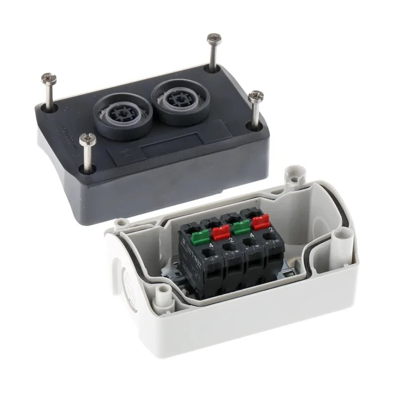 Schneider Electric Enclosed Push Button Control Station Polycarbonate IP69K, IP66, IP67 Harmony XALD222E