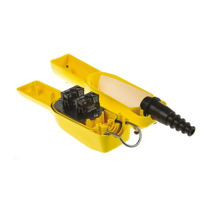 Schneider Electric SPST Push Button Pendant Station Yellow Polypropylene XACA201