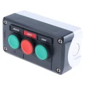 Schneider Electric Spring Return Enclosed Push Button Polycarbonate Enclosure Green Red IP66 IP69K IP67 XALD311