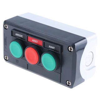 Schneider Electric Spring Return Enclosed Push Button Polycarbonate Enclosure Green Red IP66 IP69K IP67 XALD311
