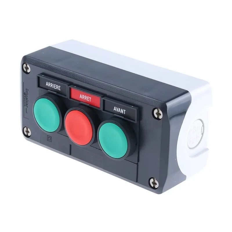 Schneider Electric Spring Return Enclosed Push Button Polycarbonate Enclosure Green Red IP66 IP69K IP67 XALD311
