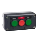 Schneider Electric Spring Return Enclosed Push Button Polycarbonate Enclosure Green Red IP66 IP69K IP67 XALD311