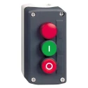 Schneider Electric Harmony Series Enclosed Push Button, Spring Return, Polycarbonate, Red Green, IP66 IP67 XALD363B