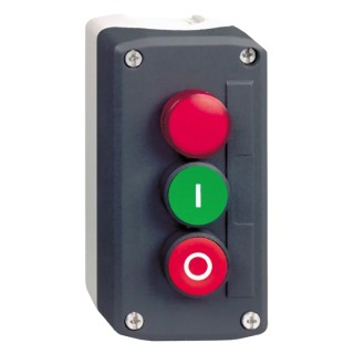Schneider Electric Harmony Series Enclosed Push Button, Spring Return, Polycarbonate, Red Green, IP66 IP67 XALD363B