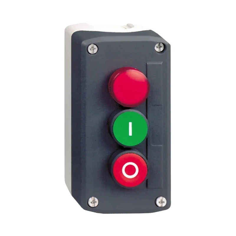 Schneider Electric Harmony Series Enclosed Push Button, Spring Return, Polycarbonate, Red Green, IP66 IP67 XALD363B