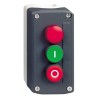 Schneider Electric Harmony Series Enclosed Push Button, Spring Return, Polycarbonate, Red Green, IP66 IP67 XALD363B