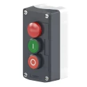 Schneider Electric Harmony Series Enclosed Push Button, Spring Return, Polycarbonate, Red Green, IP66 IP67 XALD363B