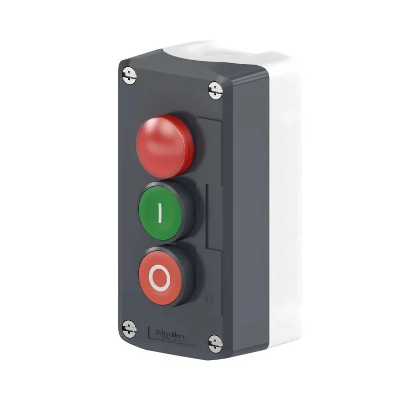 Schneider Electric Harmony Series Enclosed Push Button, Spring Return, Polycarbonate, Red Green, IP66 IP67 XALD363B